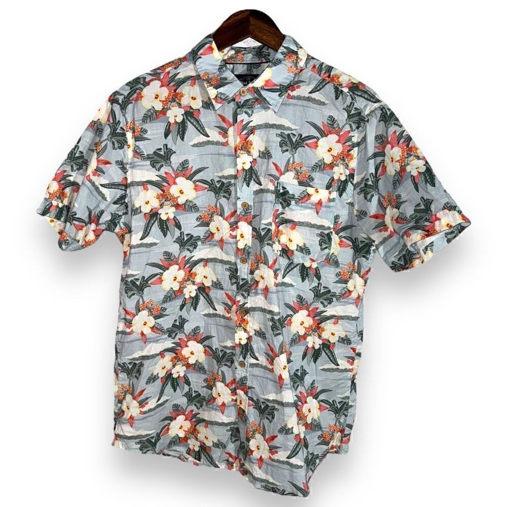 Nat Nast Camp Collar Hawaiian Button Down Size L